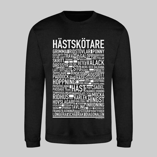 Hästskötare Text Sweatshirt