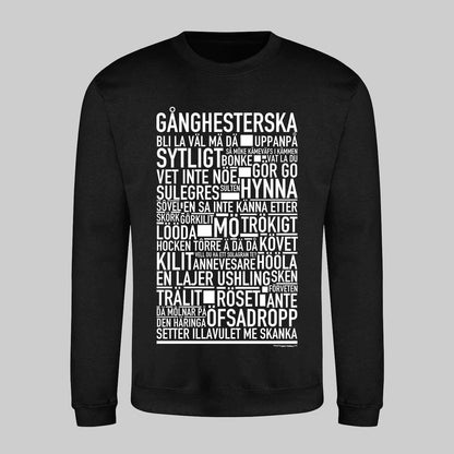 Gånghesterska Dialekt Text Sweatshirt