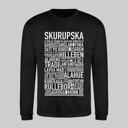 Skurupska Dialekt Text Sweatshirt