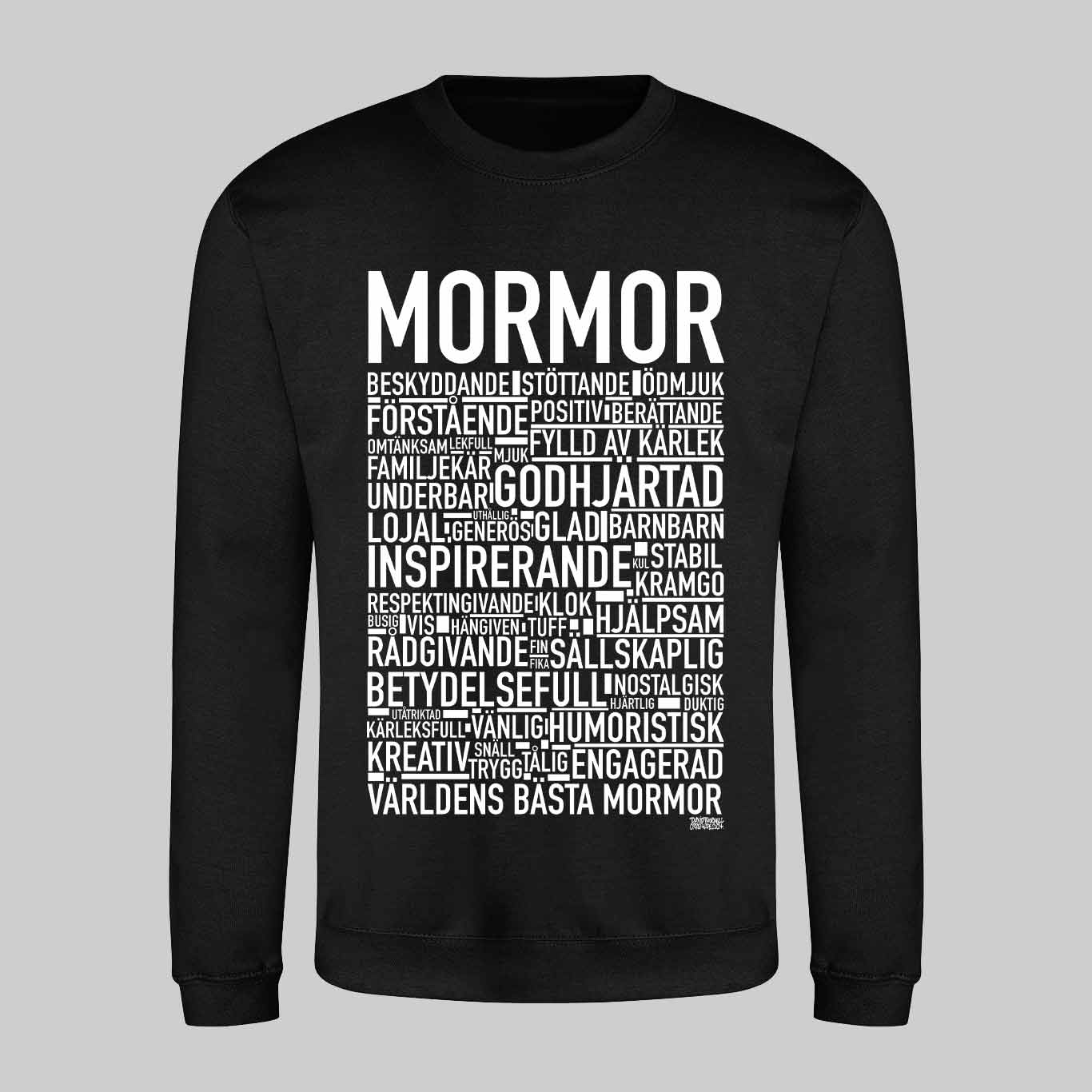 Mormor 2024 Text Sweatshirt
