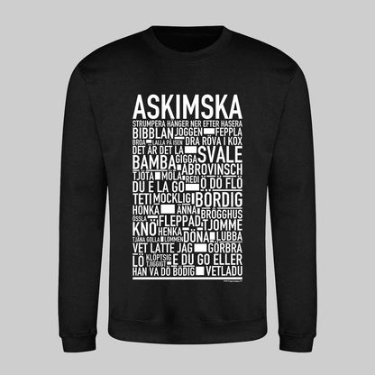 Askimska Dialekt Text Sweatshirt