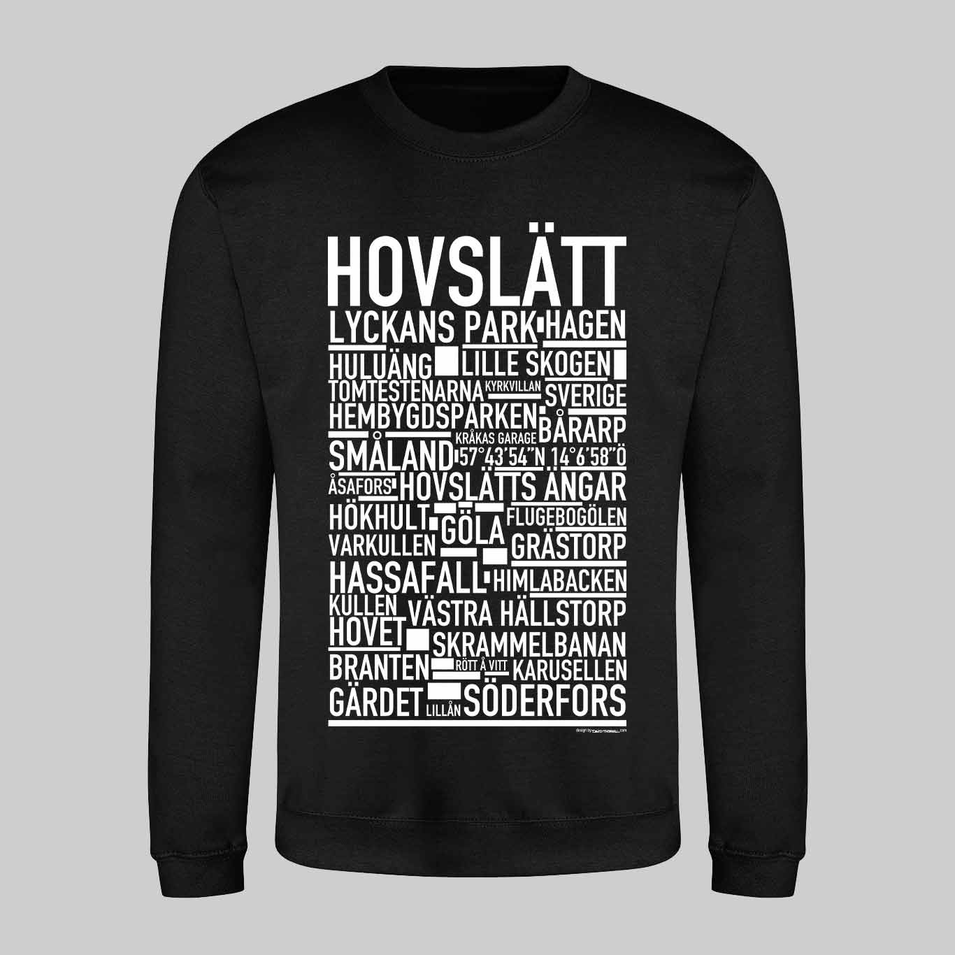 Hovslätt Text Sweatshirt