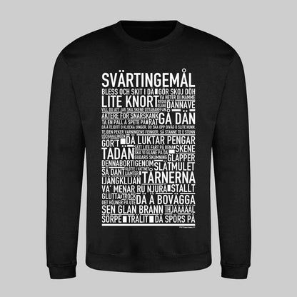 Svärtingemål Dialekt Text Sweatshirt