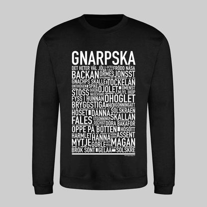 Gnarpska Dialekt Text Sweatshirt