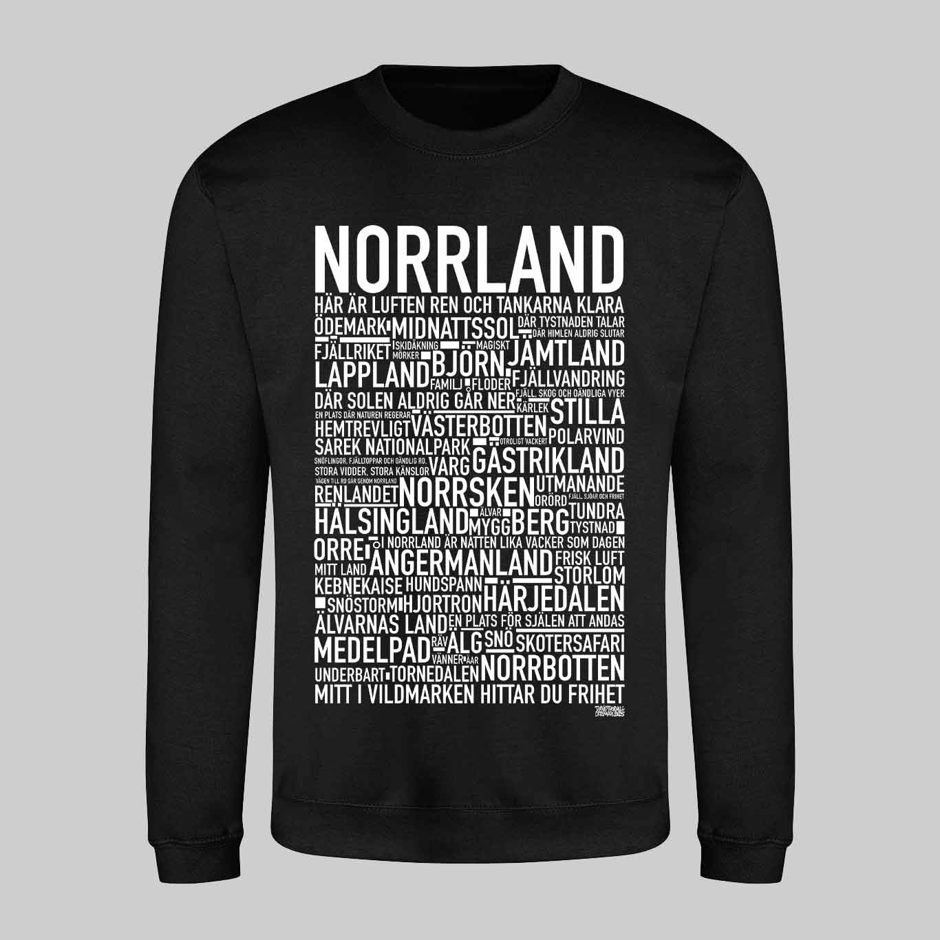 Älskade Norrland 2025 Text Sweatshirt