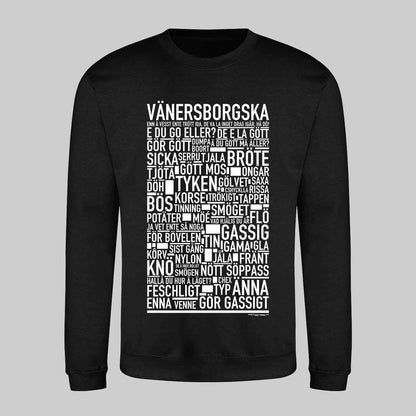 Vänersborgska Dialekt Text Sweatshirt