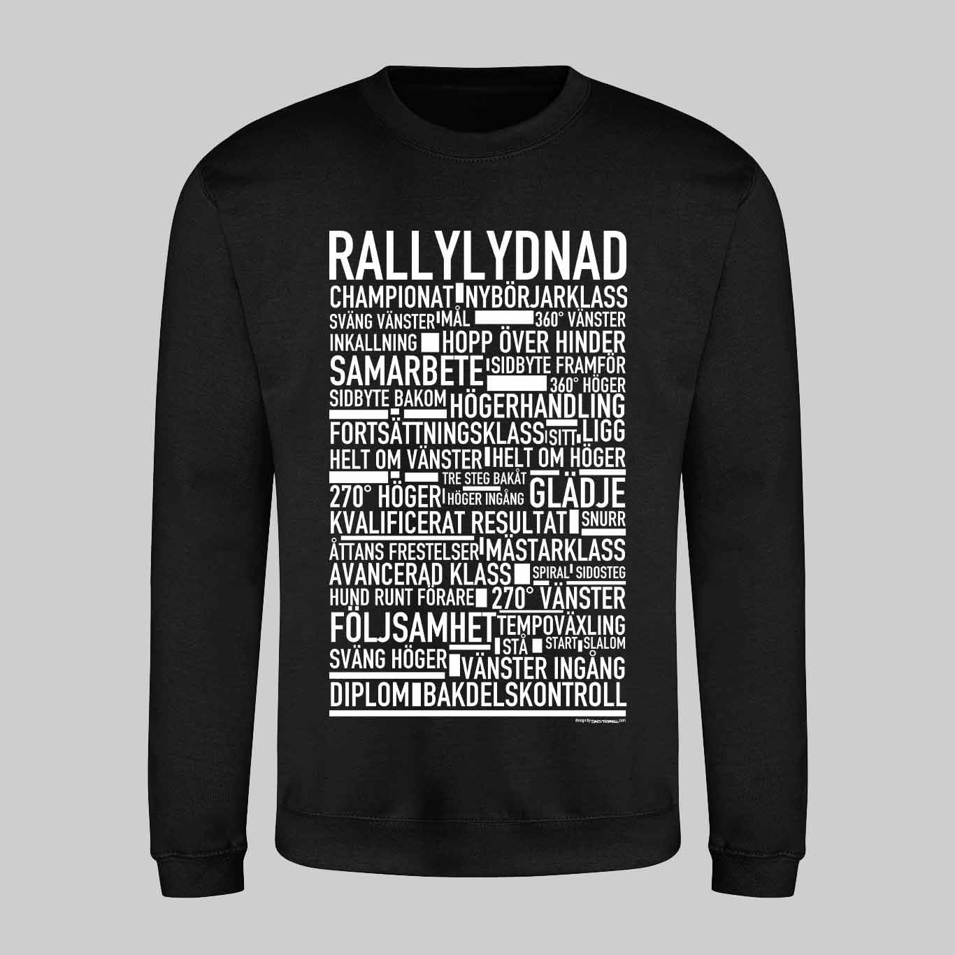 Rallylydnad Text Sweatshirt