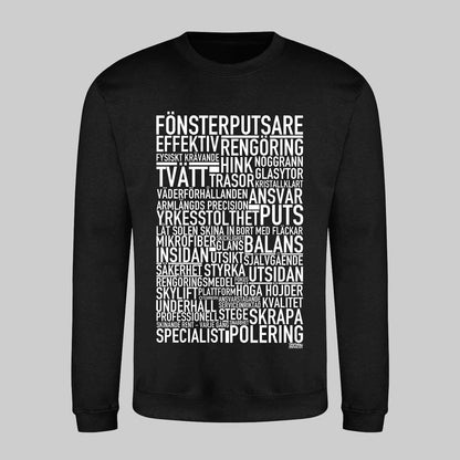 Fönsterputsare Text Sweatshirt
