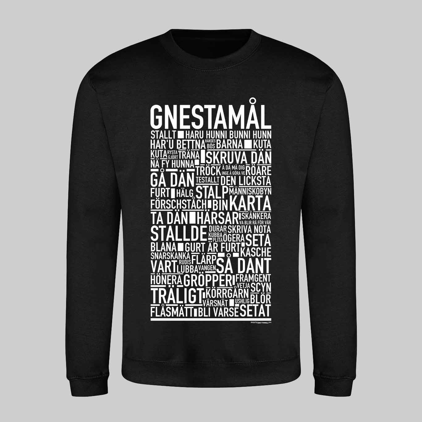 Gnestamål Dialekt Text Sweatshirt