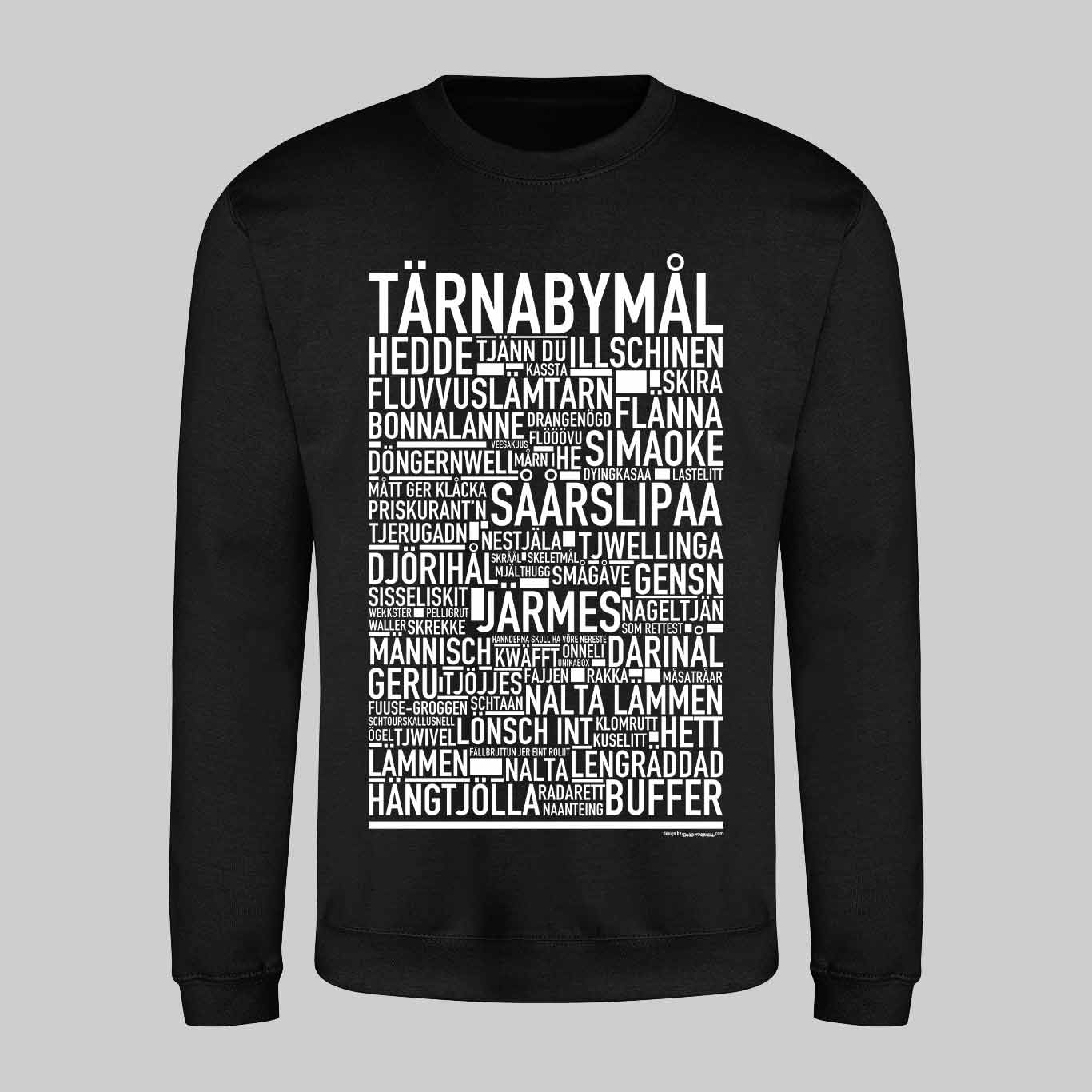 Tärnabymål Dialekt Text Sweatshirt