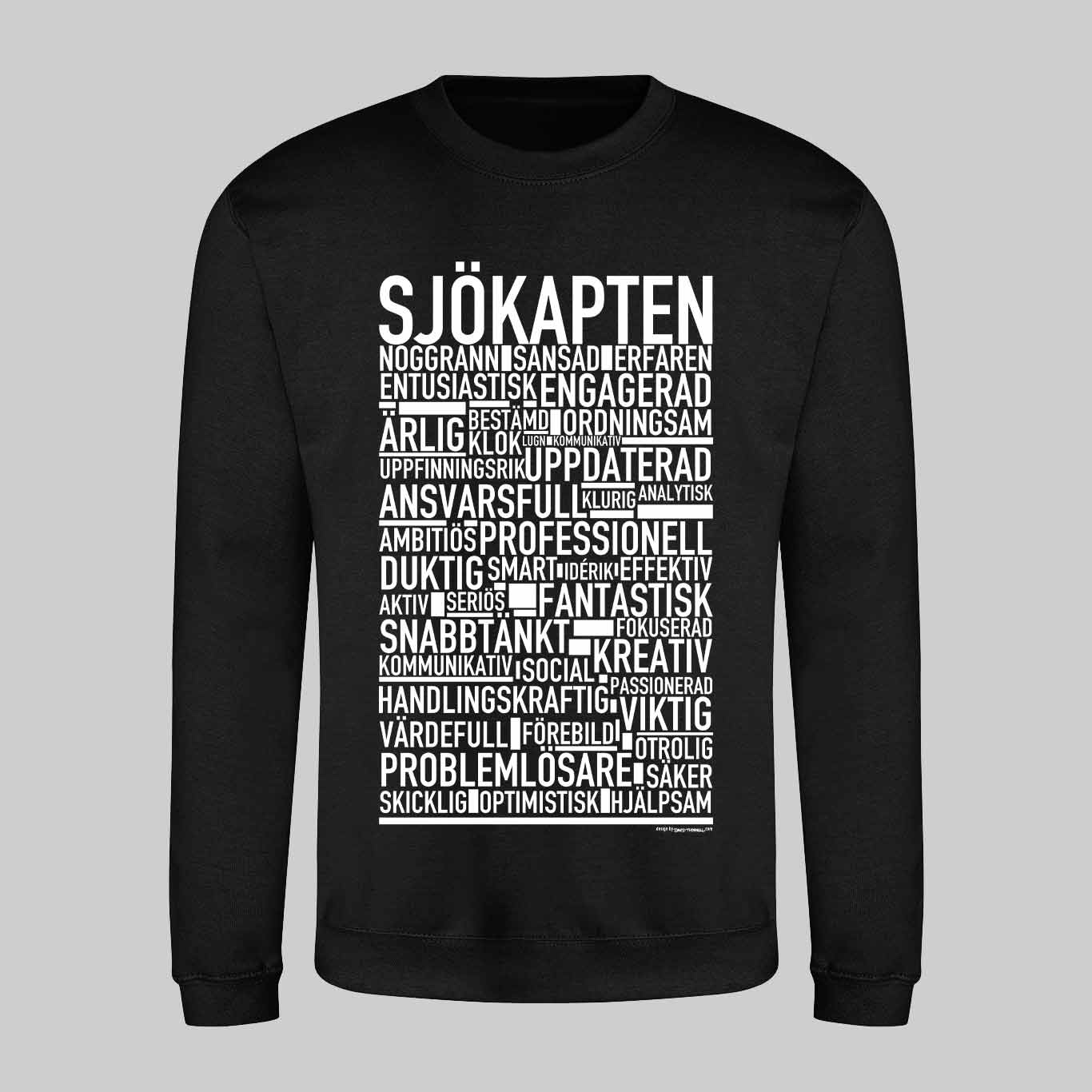 Sjökapten Text Sweatshirt