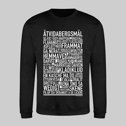 Åtvidabergsmål Dialekt Text Sweatshirt