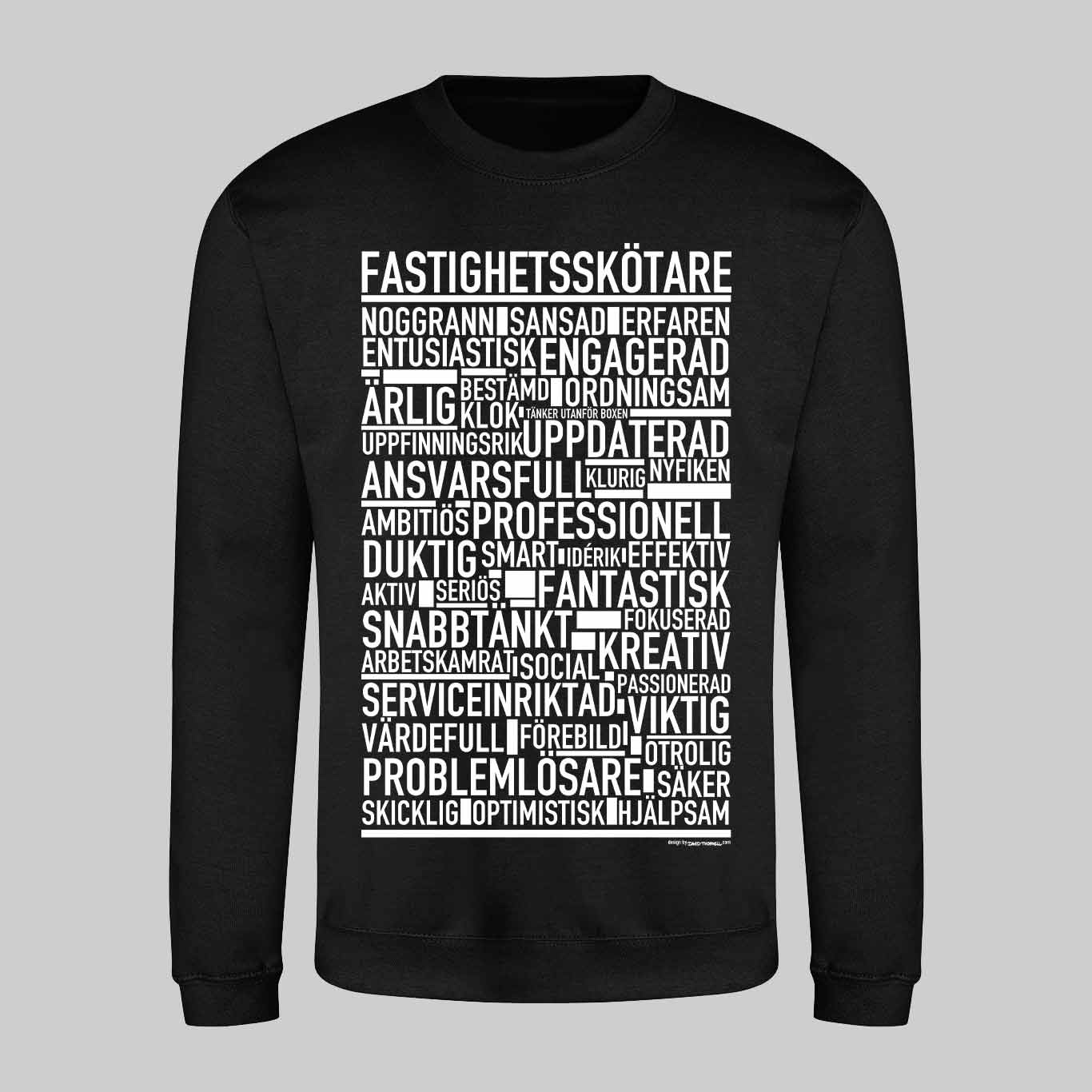 Fastighetsskötare Text Sweatshirt