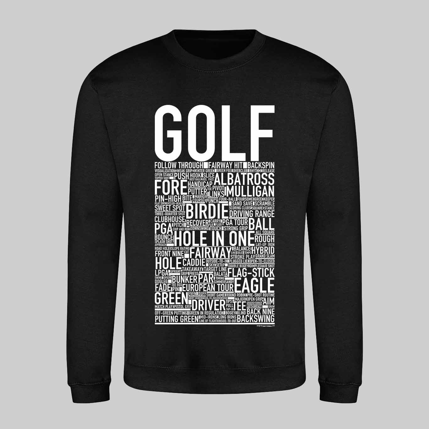 Golf Text Sweatshirt