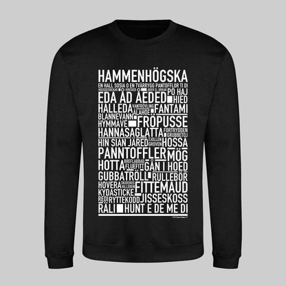 Hammenhögska Dialekt Text Sweatshirt
