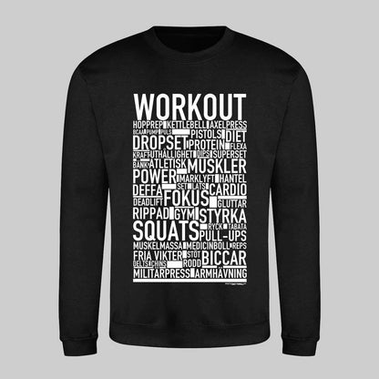 Workout Text Sweatshirt