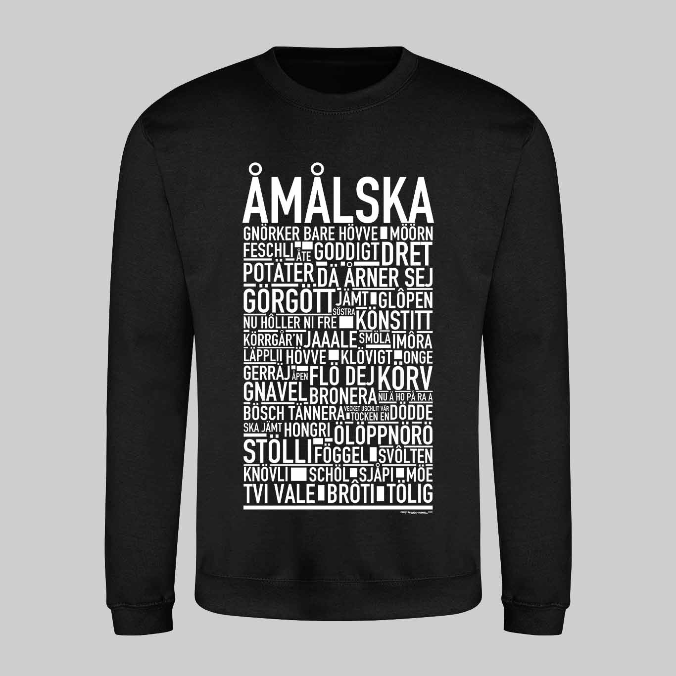 Åmålska Dialekt Text Sweatshirt