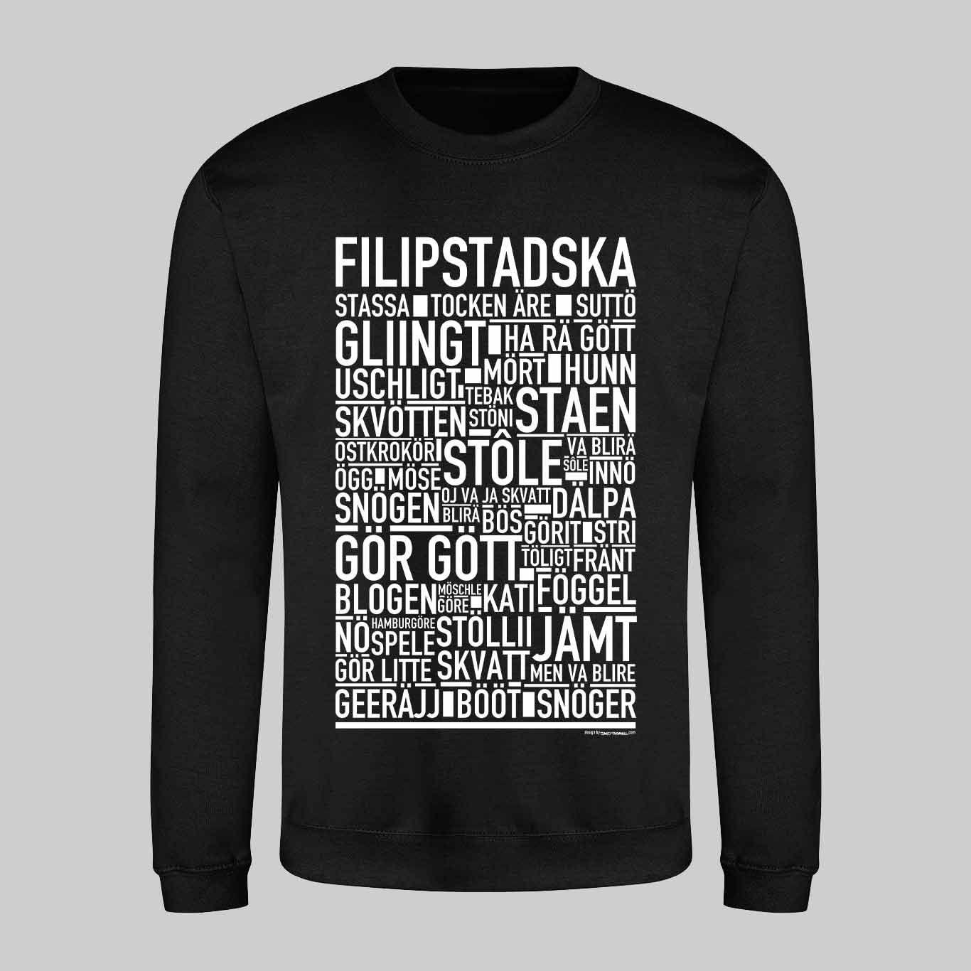 Filipsstadska Dialekt Text Sweatshirt