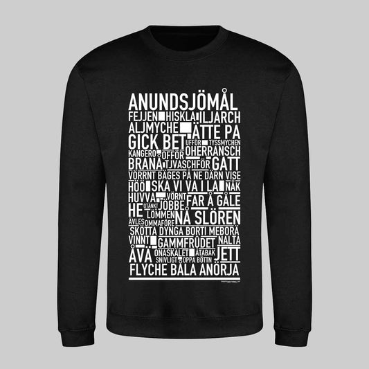 Anundsjömål Dialekt Text Sweatshirt
