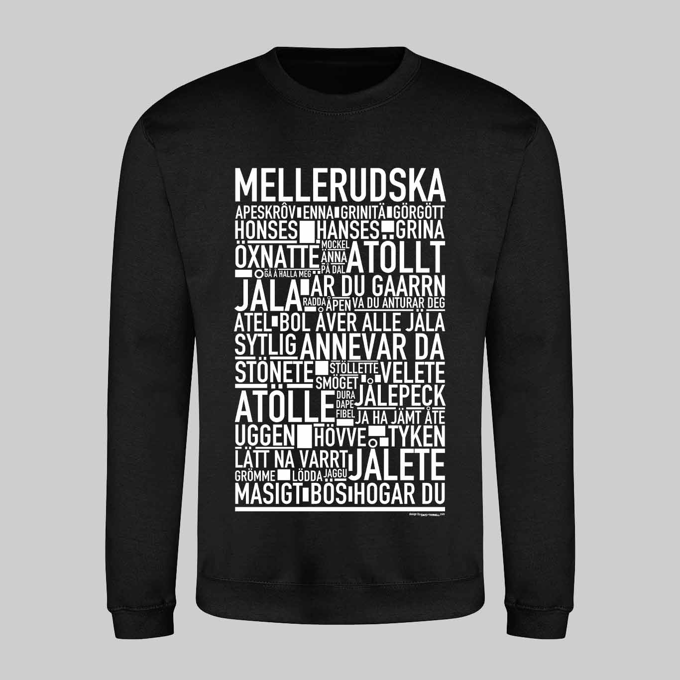 Mellerudska Dialekt Text Sweatshirt
