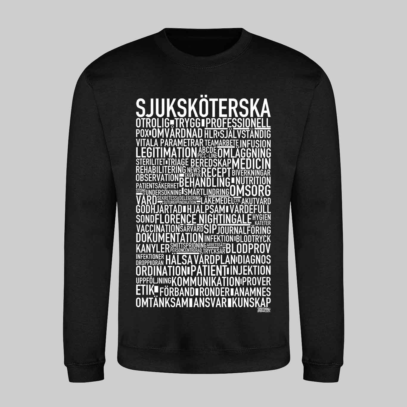 Sjuksköterska 2026 Text Sweatshirt