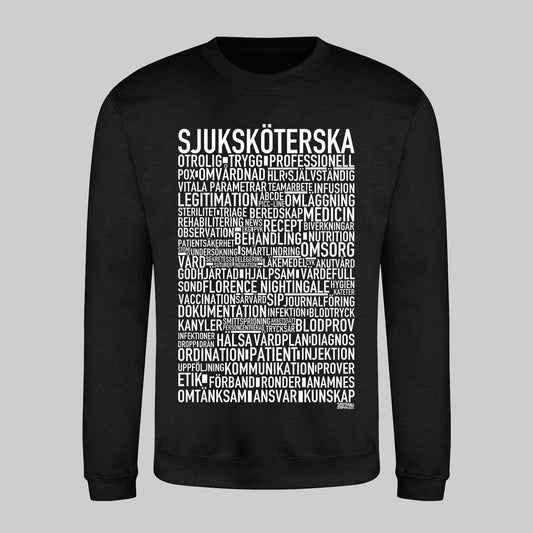 Sjuksköterska 2026 Text Sweatshirt
