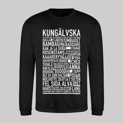 Kungälvska Dialekt Text Sweatshirt