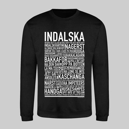 Indalska Dialekt Text Sweatshirt