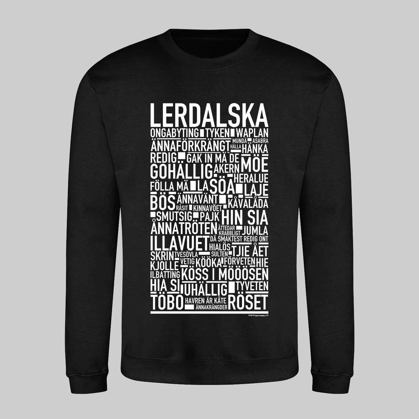 Lerdalska Dialekt Text Sweatshirt