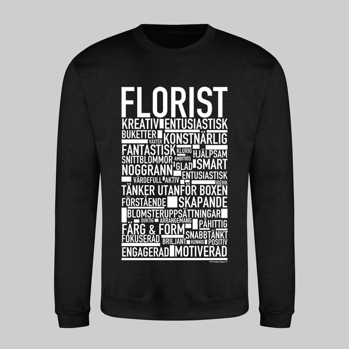 Florist Text Sweatshirt
