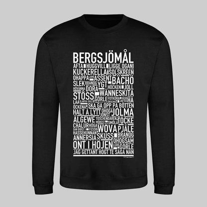 Bergsjömål Dialekt Text Sweatshirt