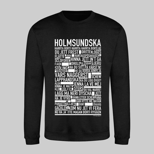 Holmsundska Dialekt Text Sweatshirt