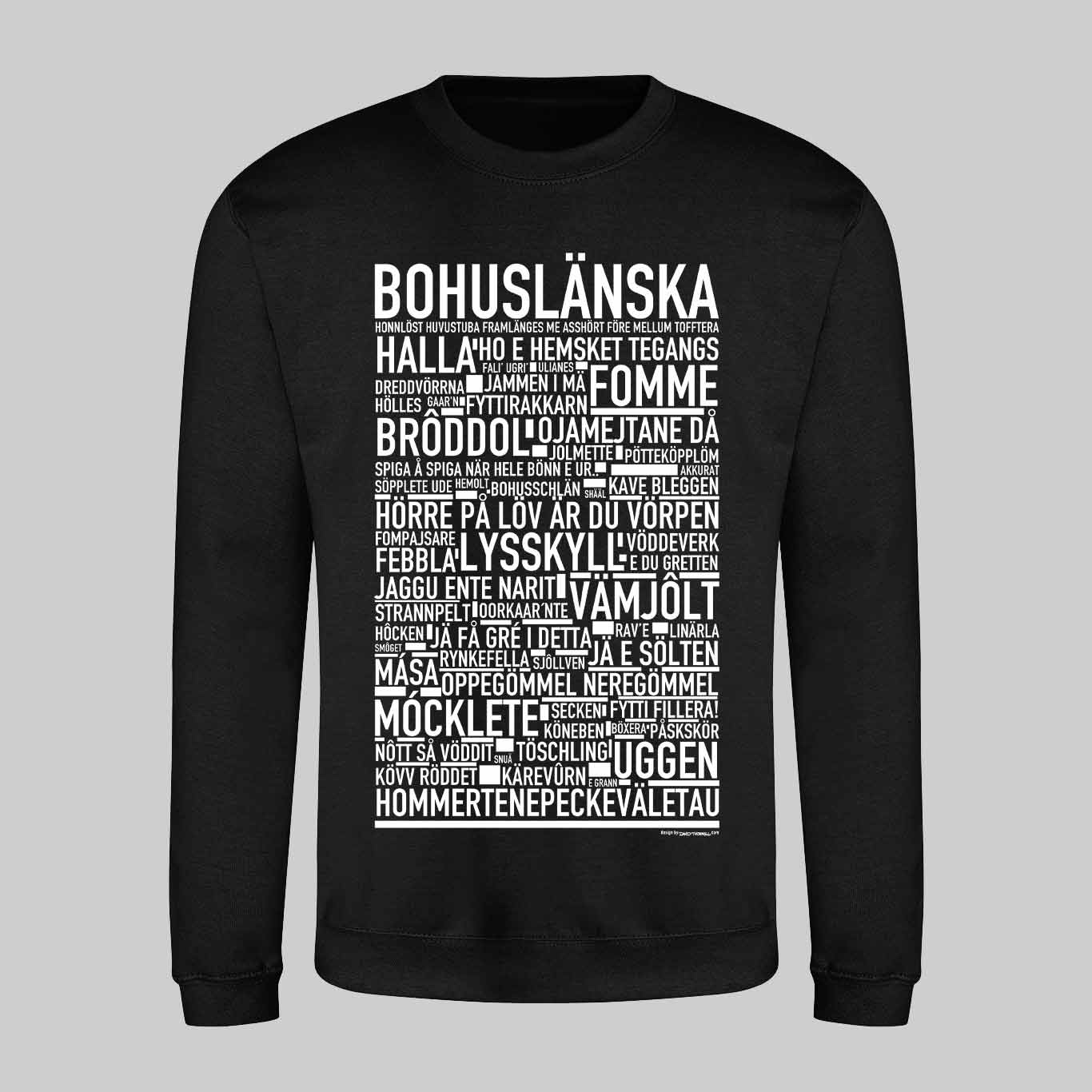 Bohuslänska Dialekt Text Sweatshirt