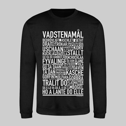 Vadstenamål Dialekt Text Sweatshirt
