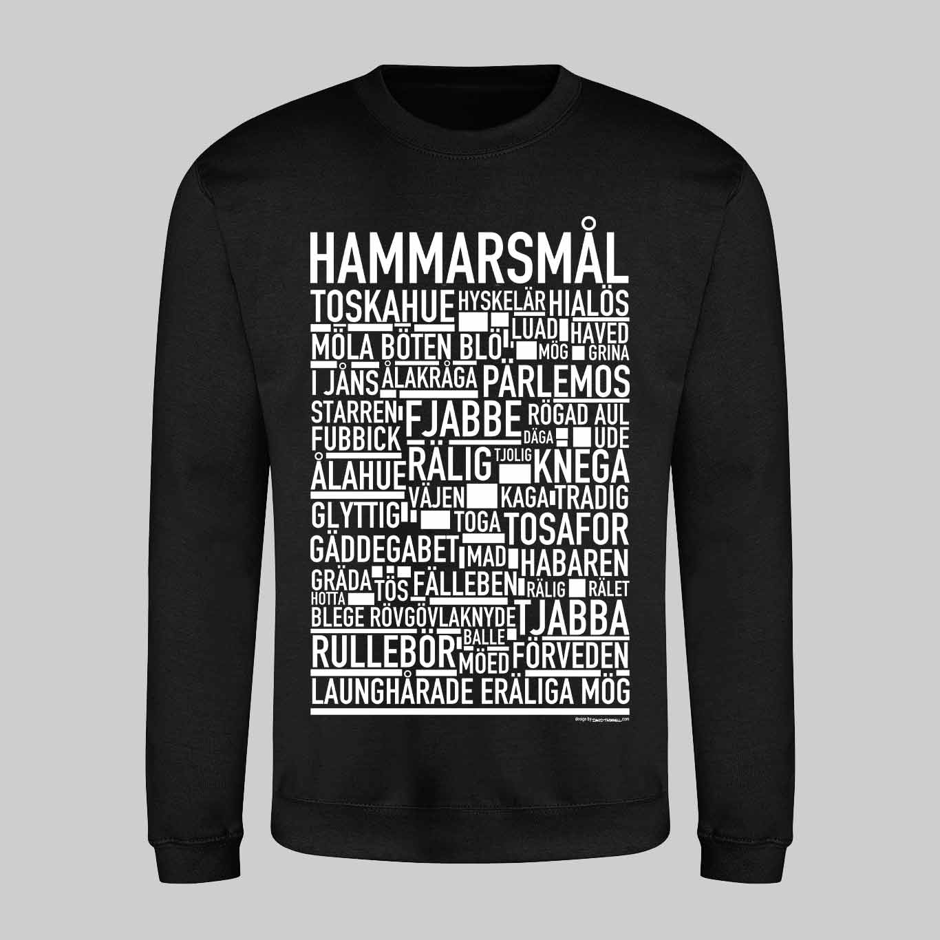 Hammarsmål Dialekt Text Sweatshirt