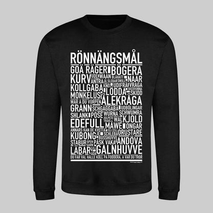 Rönnängsmål Dialekt Text Sweatshirt