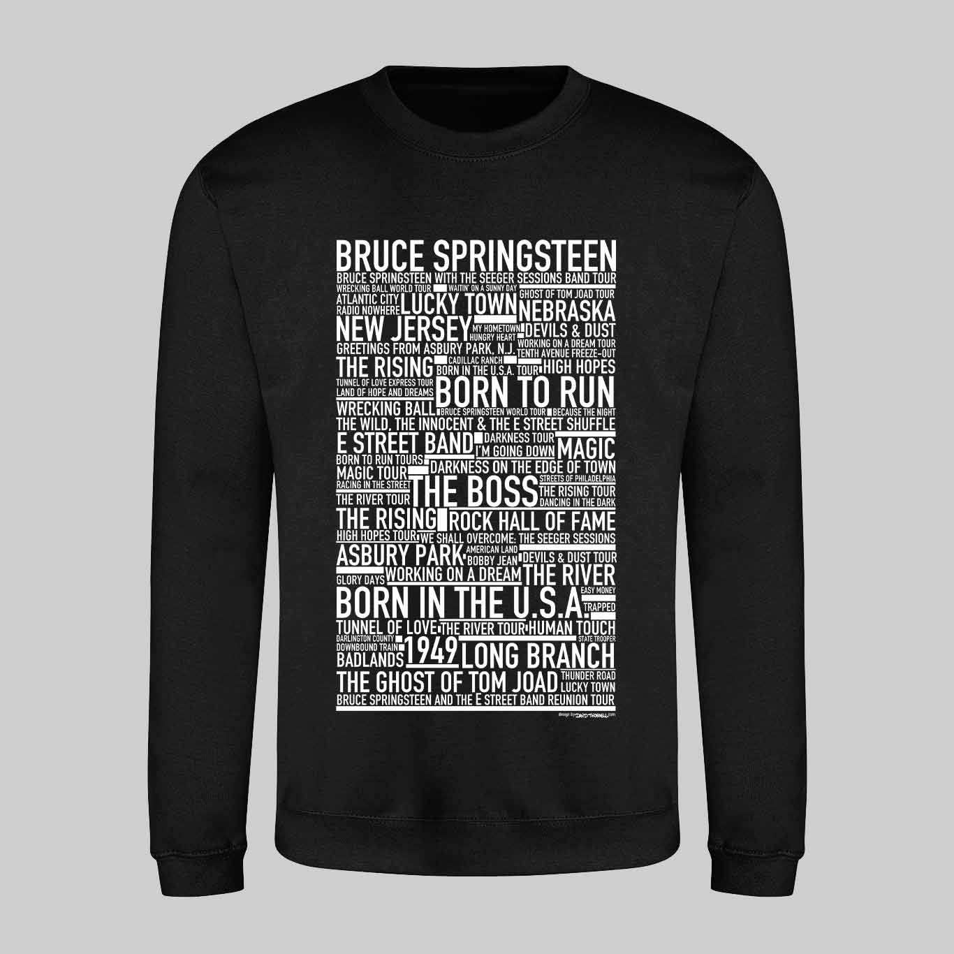 Bruce Springsteen Text Sweatshirt