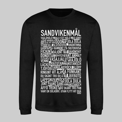 Sandvikenmål Dialekt Text Sweatshirt