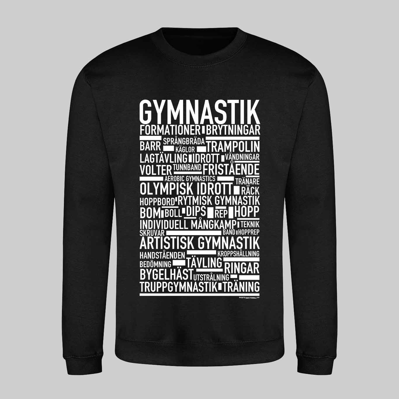 Gymnastik Text Sweatshirt