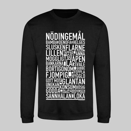 Nödingemål Dialekt Text Sweatshirt