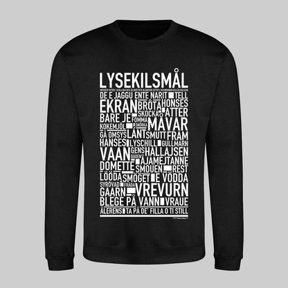Lysekilsmål Dialekt Text Sweatshirt