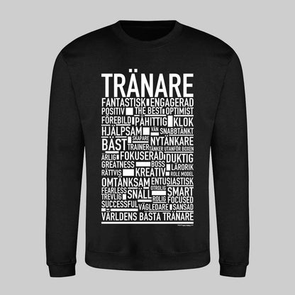 Tränare Text Sweatshirt