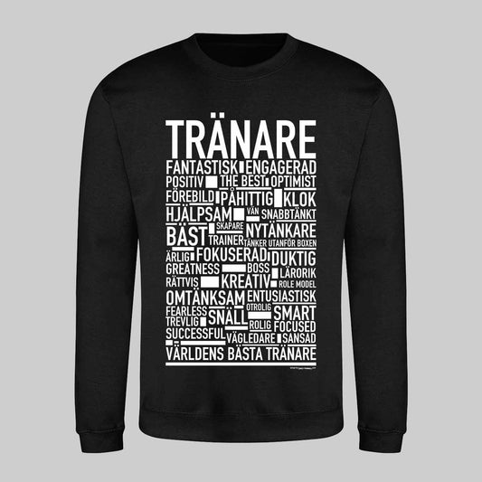 Tränare Text Sweatshirt