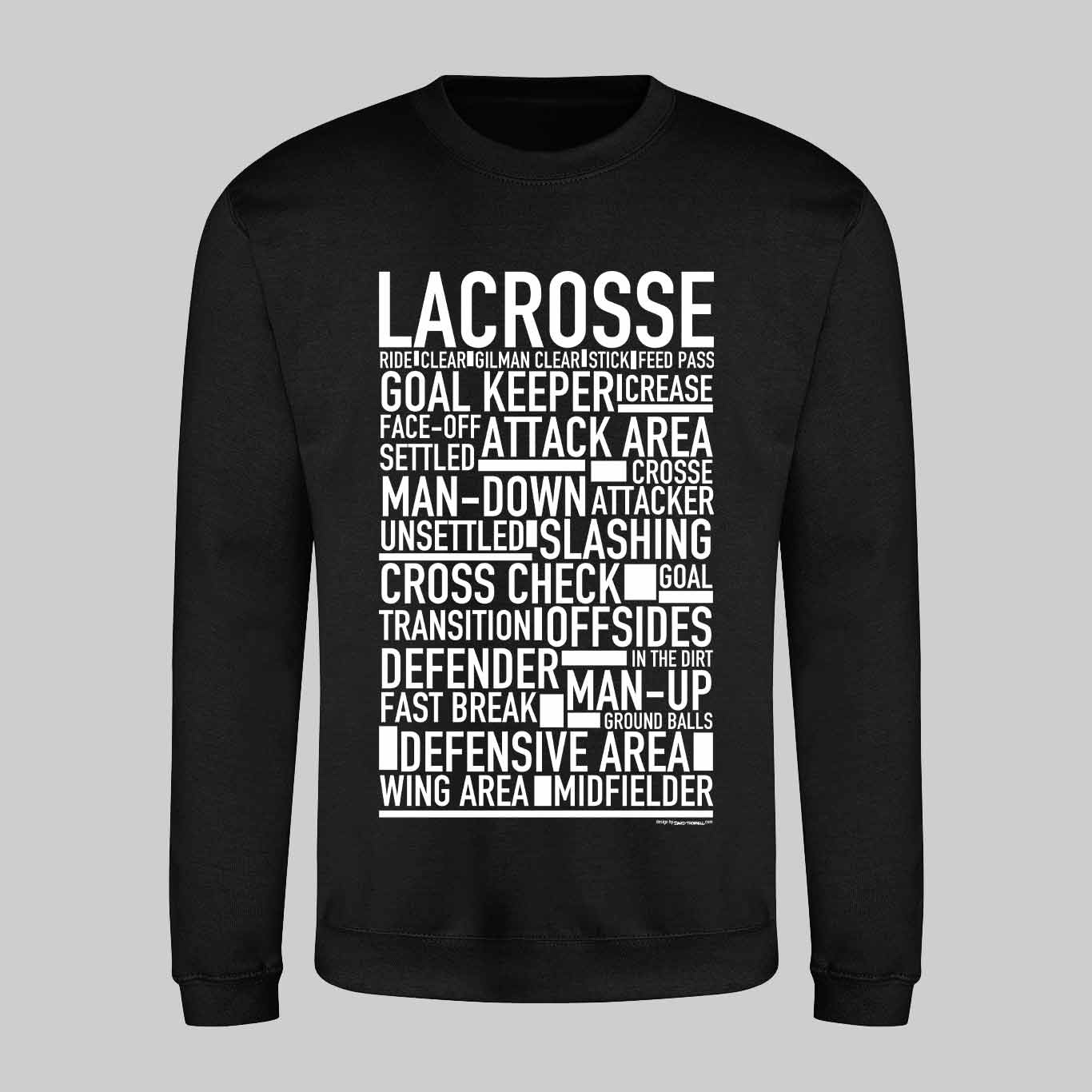 Lacrosse Text Sweatshirt