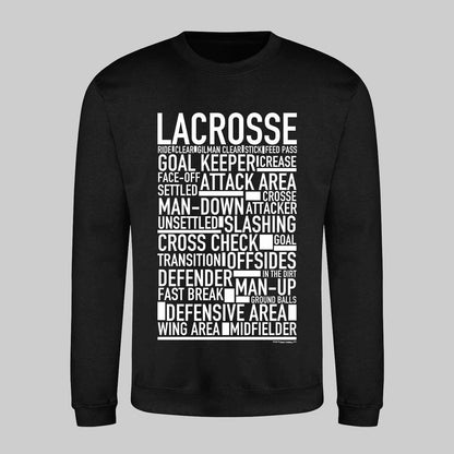 Lacrosse Text Sweatshirt