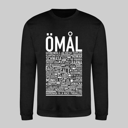 Ömål Dialekt Text Sweatshirt