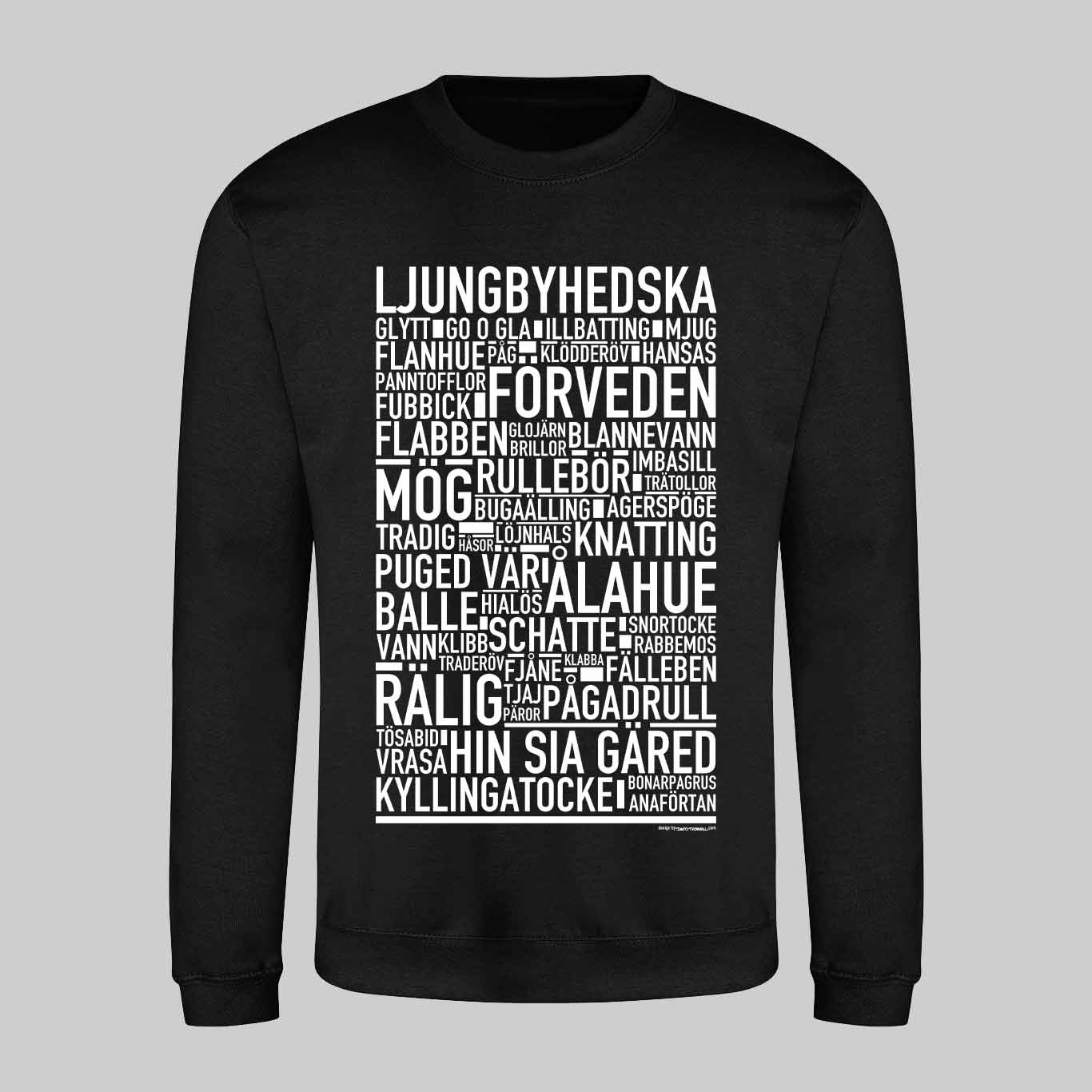 Ljungbyhedska Dialekt Text Sweatshirt