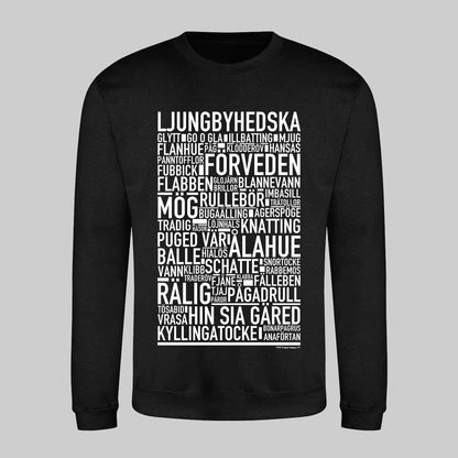 Ljungbyhedska Dialekt Text Sweatshirt