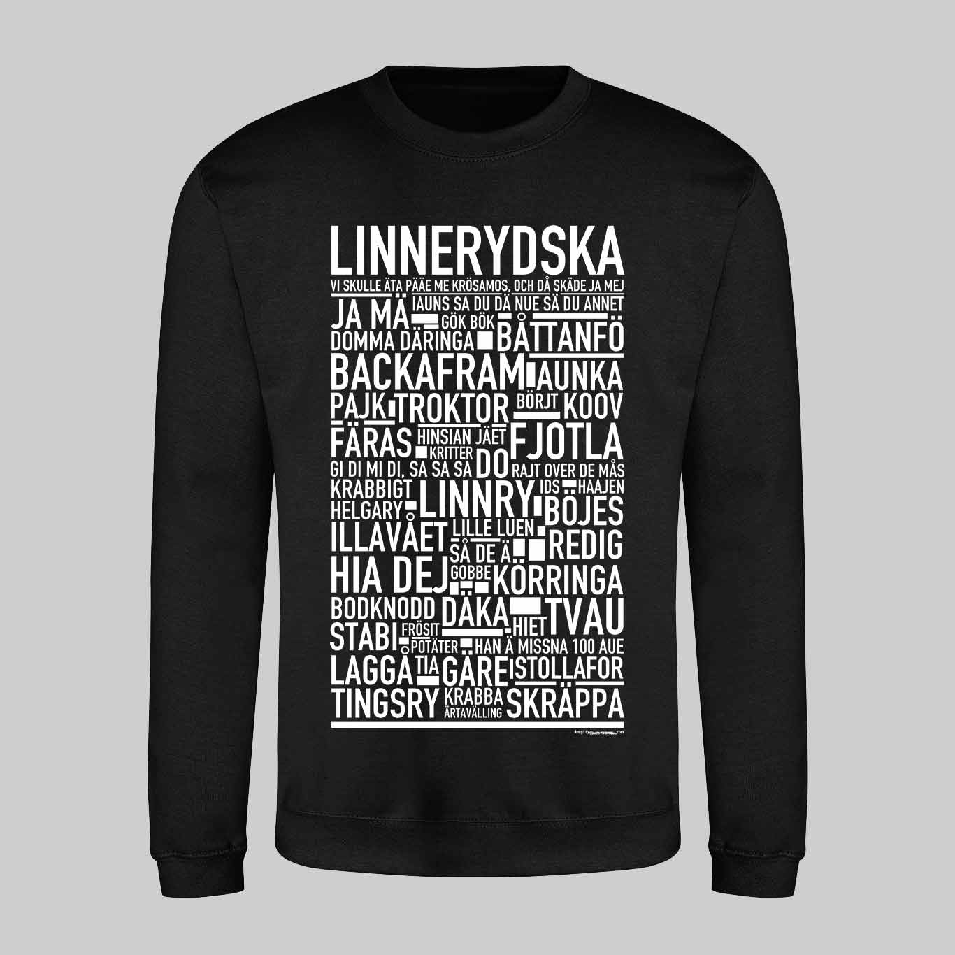 Linnerydska Dialekt Text Sweatshirt