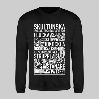 Skultunska Dialekt Text Sweatshirt